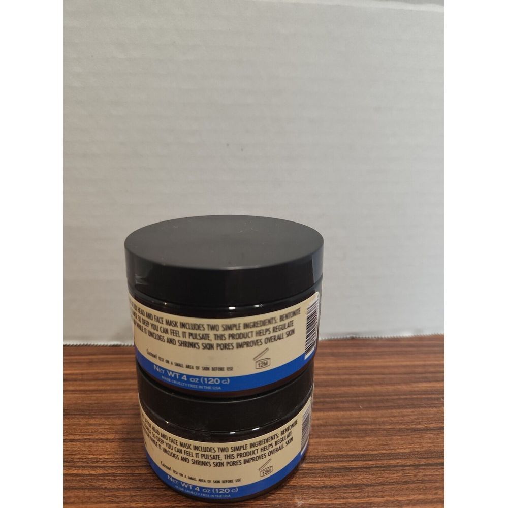 2 - 4 oz Mountineer Bald Head Care Detox Head and Face Mask - Picture 3 of 5